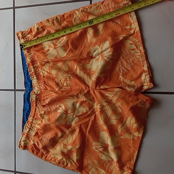 BOCA CLASSICS BNWOT MENS HAWAIIAN ORANGE W YELLOW FLOWER PRINT SZ XL - Picture 3 of 10